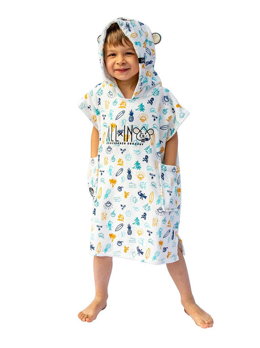 Poncho - Baby strand 3-6 jaar