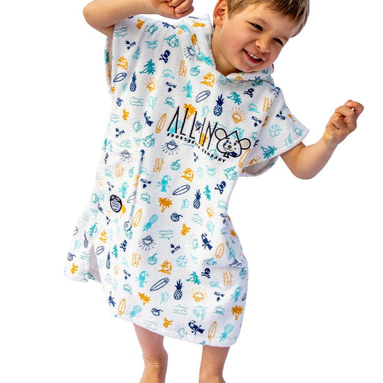 Poncho - Baby strand 3-6 jaar