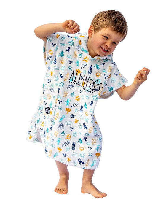 Poncho - Baby strand 3-6 jaar