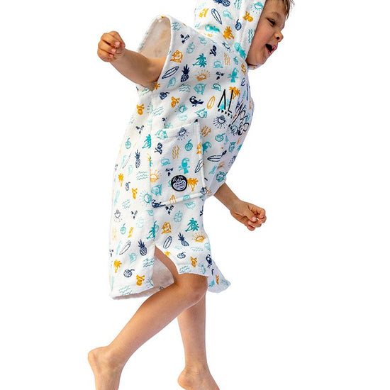 Poncho - Baby strand 3-6 jaar