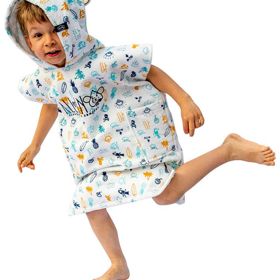 Poncho - Baby strand 3-6 jaar