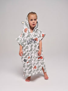 Poncho para niños de 3 a 6 años - Fishband