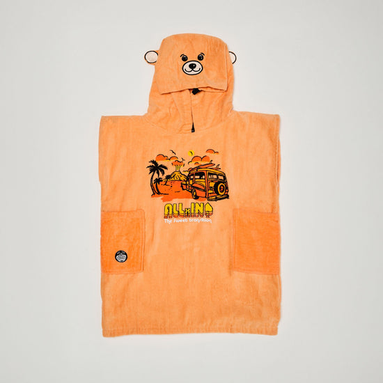 Baby Poncho - Hoody Car 3-6 jaar