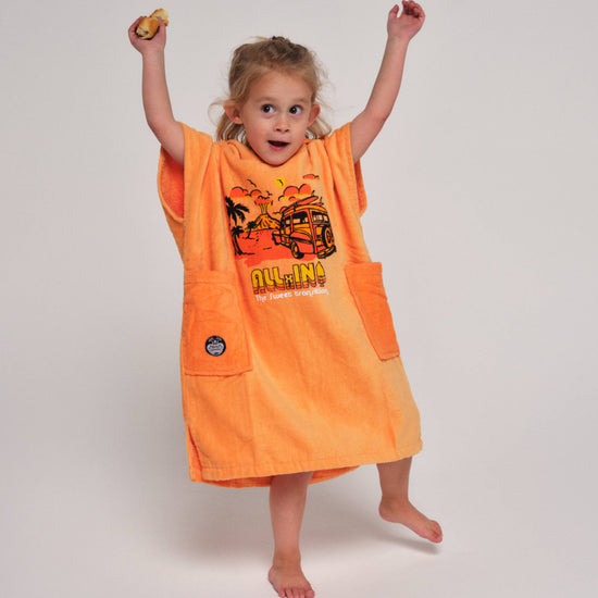 Baby Poncho - Hoody Car 3-6 jaar