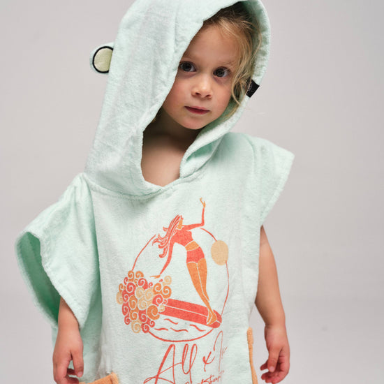 Poncho voor baby's - Soul Surf 3-6 jaar