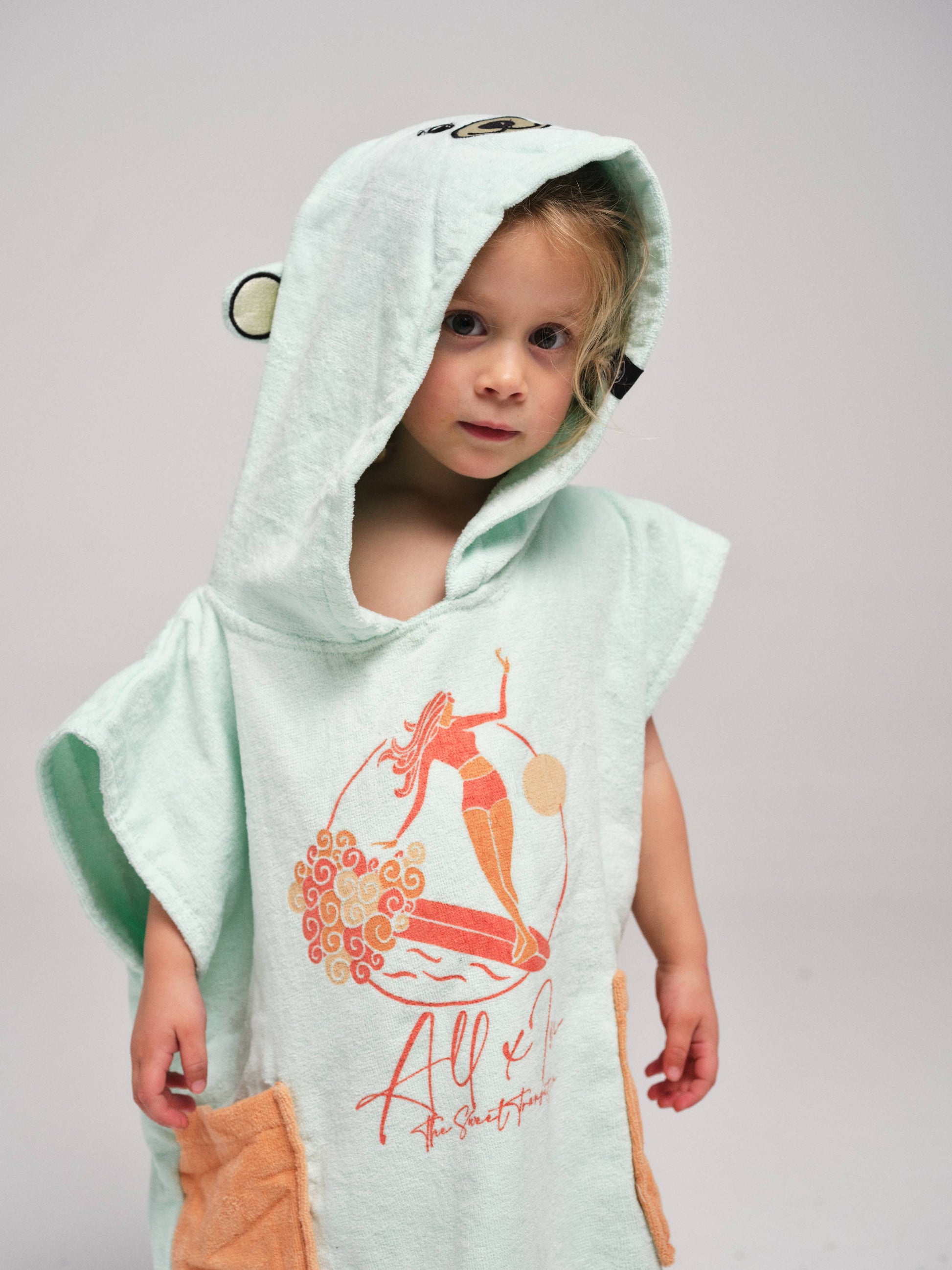Poncho voor baby's - Soul Surf 3-6 jaar