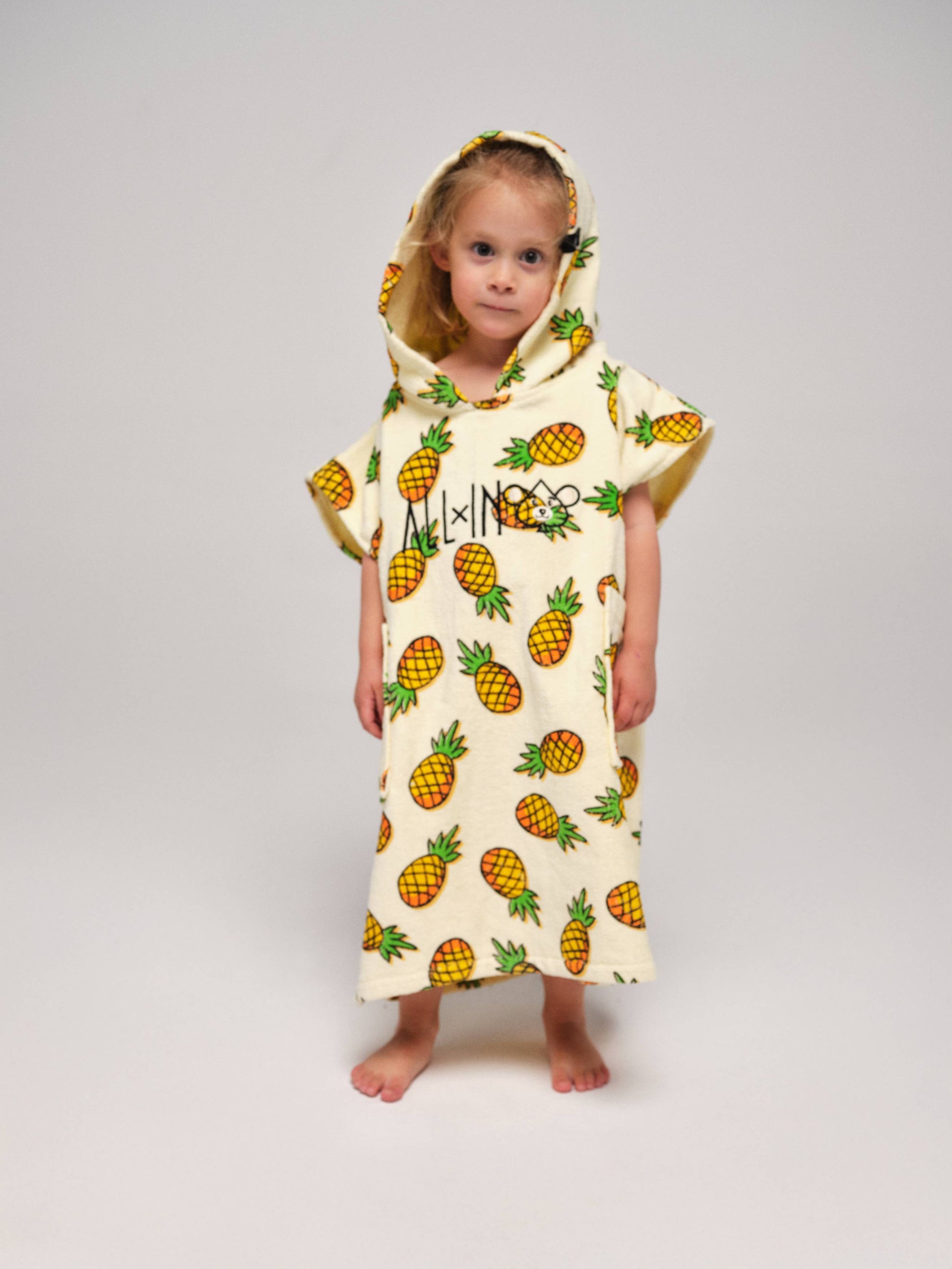 Baby Poncho - Ananas 2-6 jaar