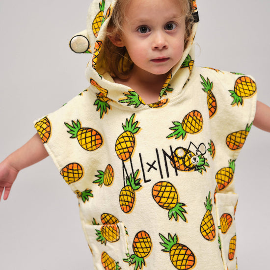 Baby Poncho - Ananas 2-6 jaar