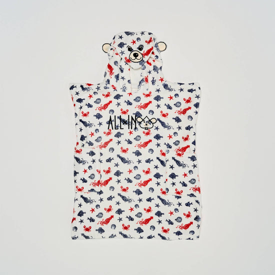 Baby Poncho - Zeevruchten 2-6 jaar