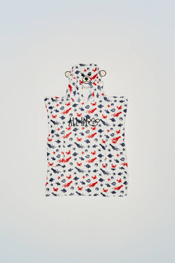 Baby Poncho - Zeevruchten 2-6 jaar