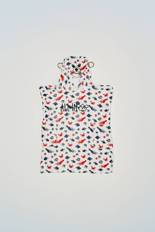 Baby Poncho - Zeevruchten 2-6 jaar