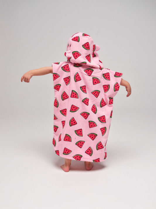 Poncho - Watermeloen 2-6 jaar