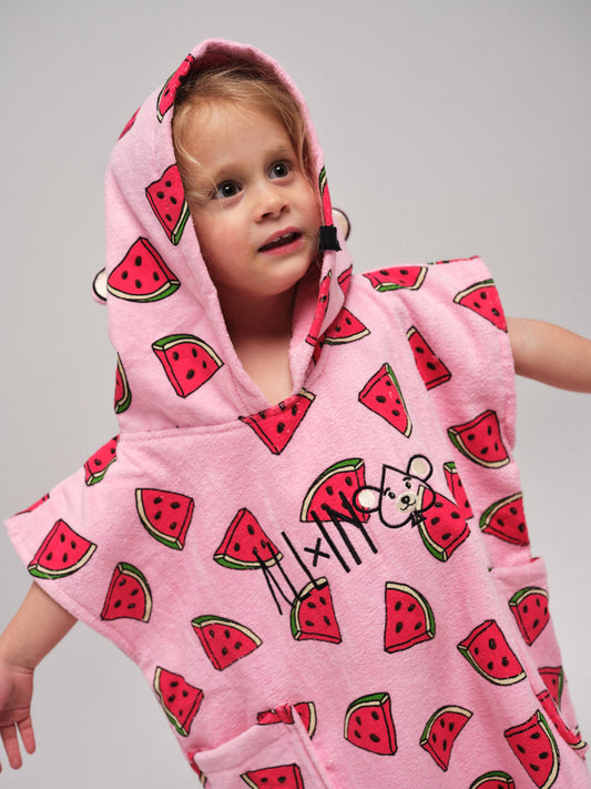 Poncho - Watermeloen 2-6 jaar