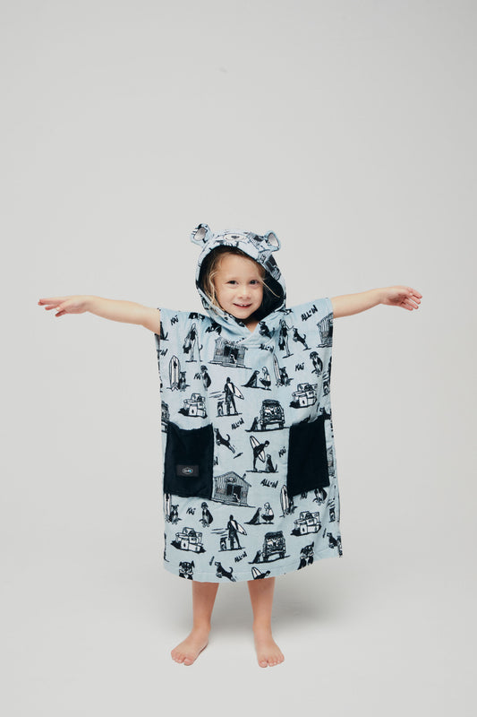 Poncho Kind 3-6 Jahre - Kai