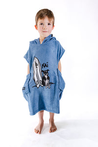 Poncho Surf Bébé Kai Surf Blue ALL-IN