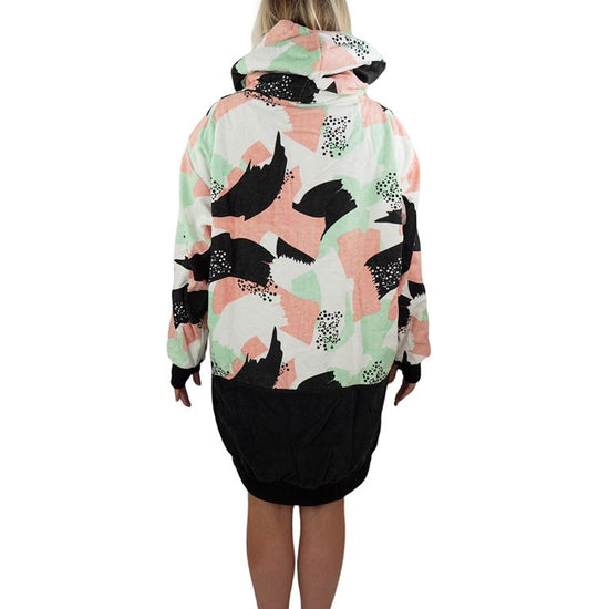 Boyfriend Poncho - Camo Smoke / Black One Size