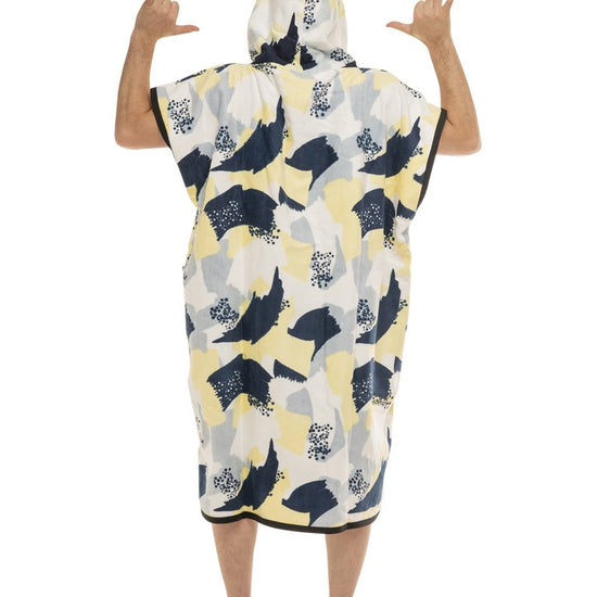 Klassieke Poncho Beach Crew - Camo / Navy Eén maat