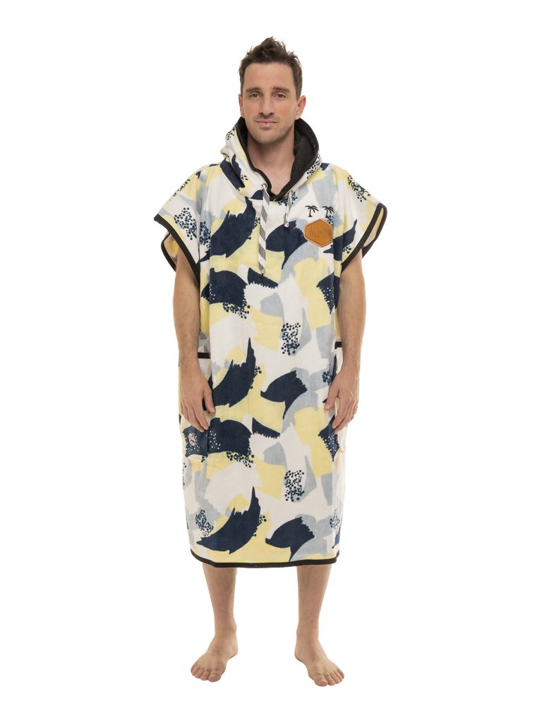Klassieke Poncho Beach Crew - Camo / Navy Eén maat