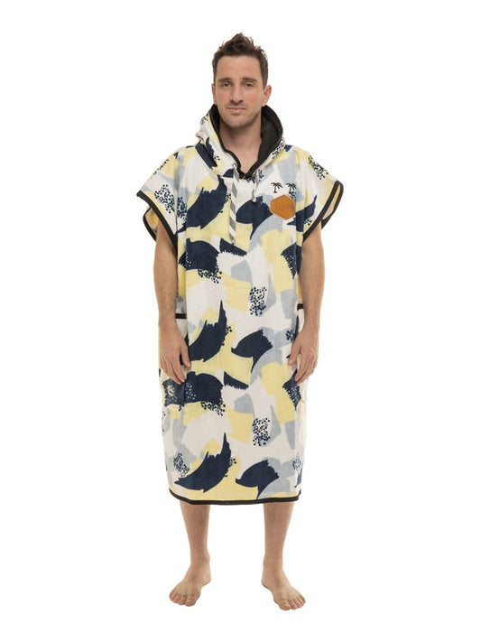 Klassieke Poncho Beach Crew - Camo / Navy Eén maat