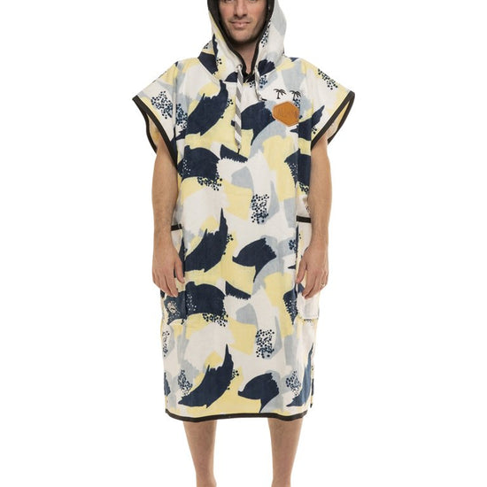 Klassieke Poncho Beach Crew - Camo / Navy Eén maat