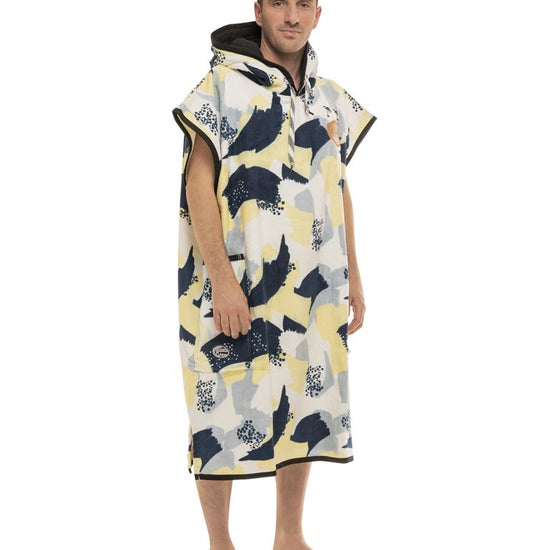 Klassieke Poncho Beach Crew - Camo / Navy Eén maat