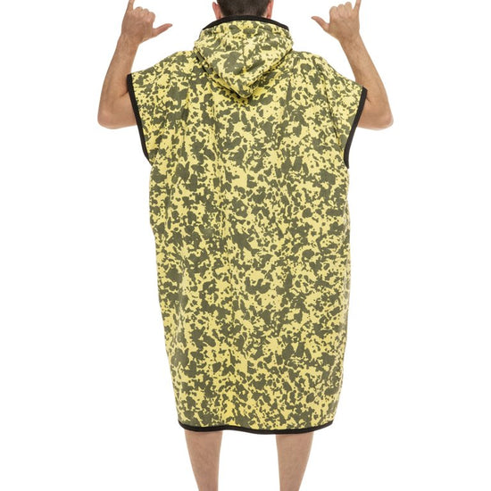 Classic Poncho Beach Crew - Camo Smoke / Black Waffle Talla única