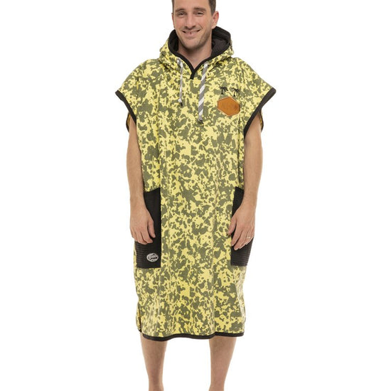 Classic Poncho Beach Crew - Camo Smoke / Black Waffle Talla única