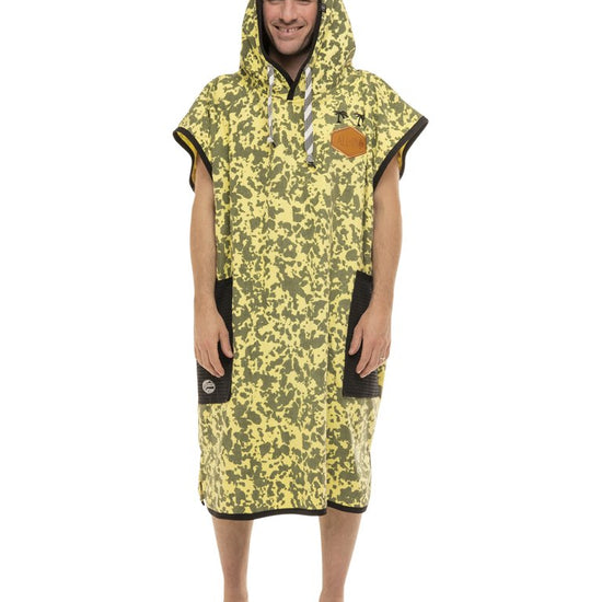 Classic Poncho Beach Crew - Camo Smoke / Black Waffle Talla única