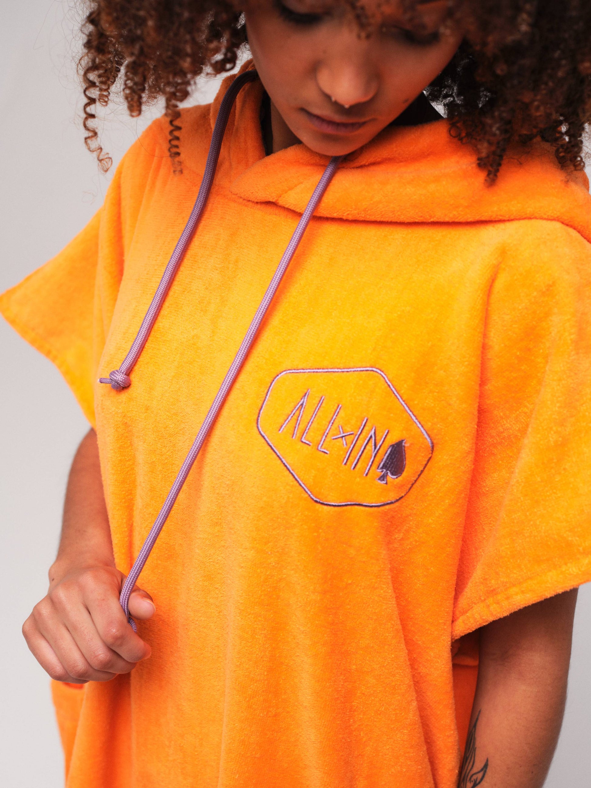 Poncho Clásico Flash - Albaricoque Talla Única