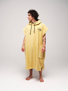 Poncho con capucha adulto - Paille