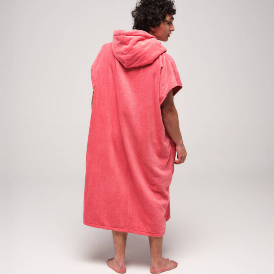 Klassieke Poncho Flash - Theeroos Eén maat