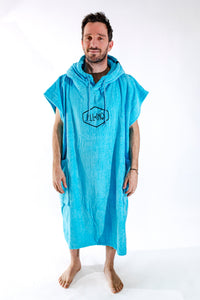 Poncho Surf Adulte Turquoise ALL-IN