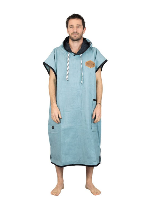 Poncho Waffle - Azul noche Waffle Talla única