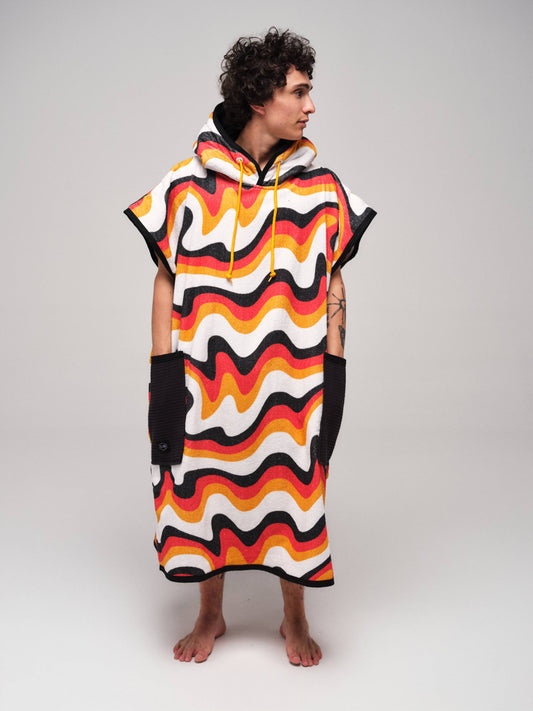 Poncho clásico de playa - Berlín Talla única