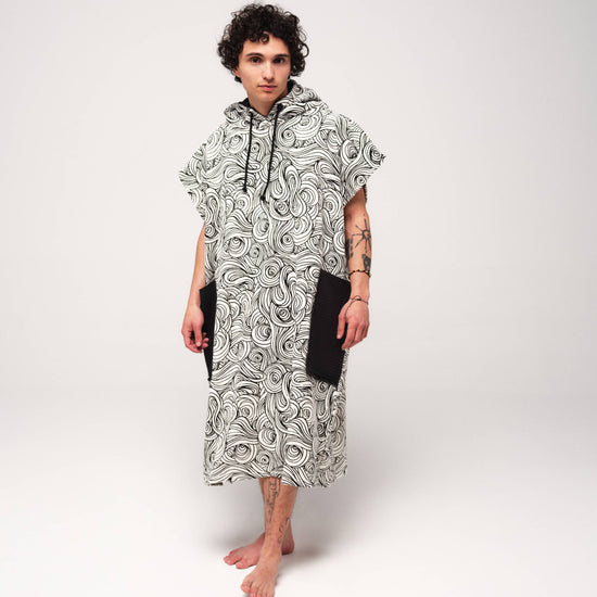 Poncho Classic Beach Crew - Japonés Talla Única