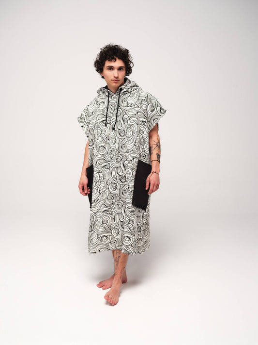 Klassieke Poncho Beach Crew - Japanese One Size
