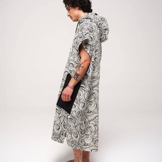 Poncho Classic Beach Crew - Japonés Talla Única