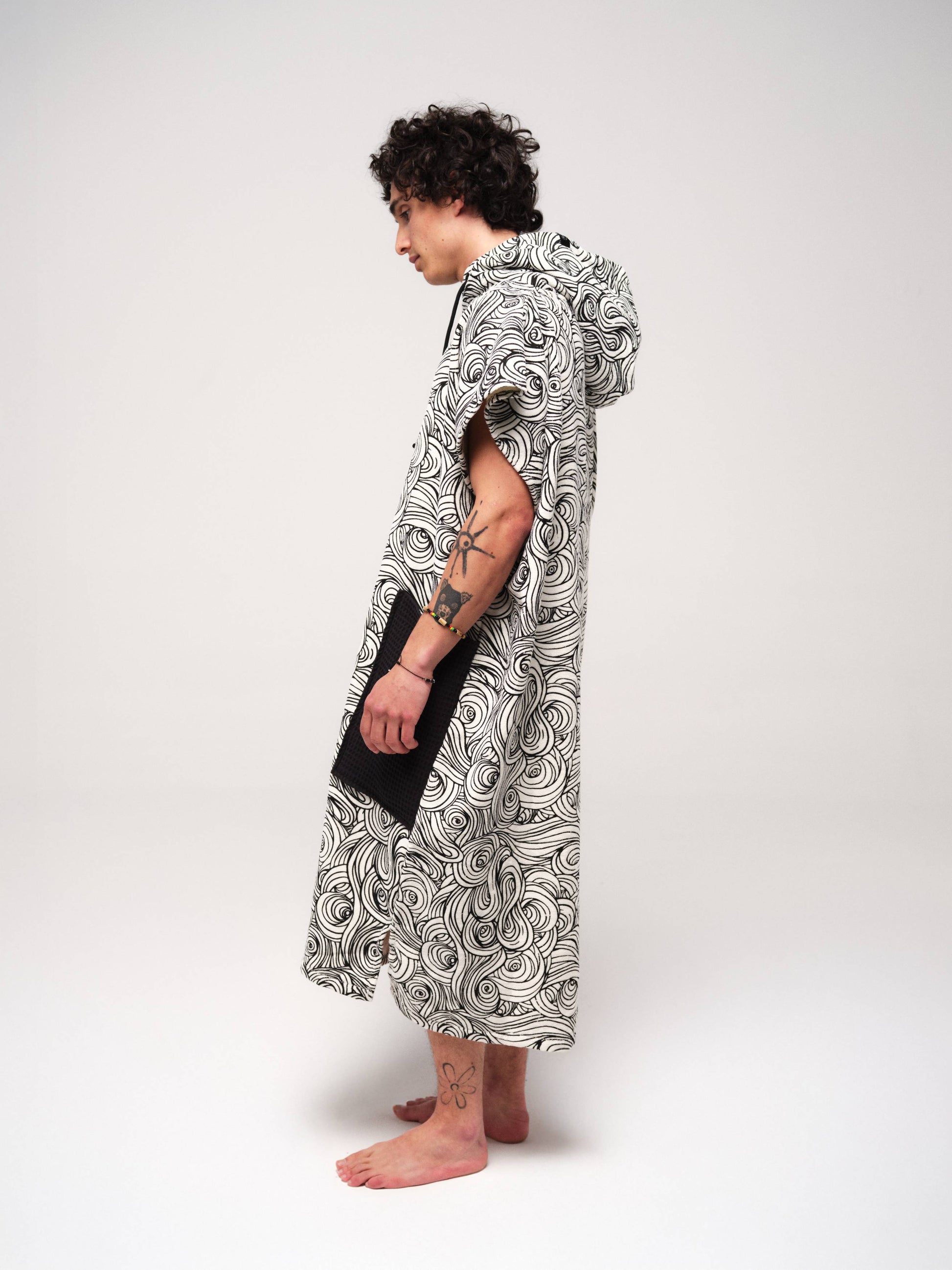 Poncho Classic Beach Crew - Japonés Talla Única