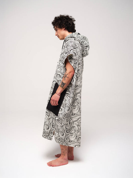 Klassieke Poncho Beach Crew - Japanese One Size