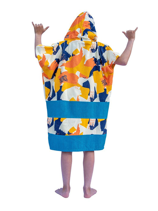 Junior Poncho - Camo Sunny / Navy Waffle 9-16 ans