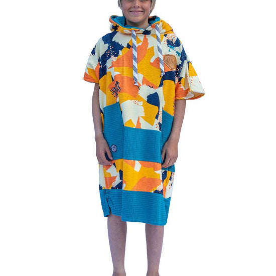 Junior Poncho - Camo Sunny / Navy Waffle 9-16 ans