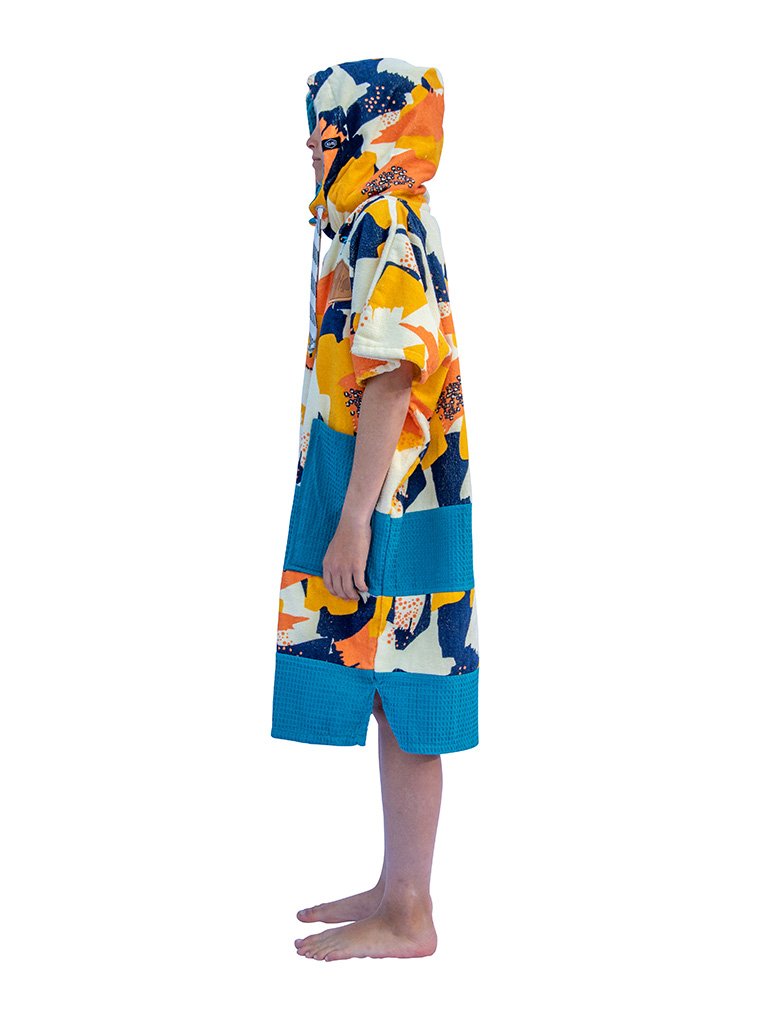 Junior Poncho - Camo Sunny / Navy Waffle 9-16 ans