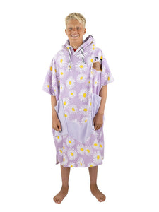 V Poncho Junior - Flower Power