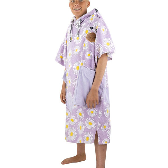 V Poncho Junior - Flower Power 9-15 ans