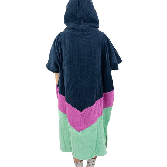 V Poncho Junior - Grey Blue Parma 9-15 years