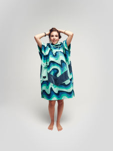 Poncho enfant 6 à 9 ans - Berlin Blue