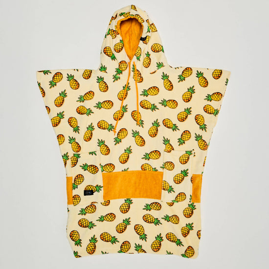 Junior Poncho - Ananas 9-15 jaar