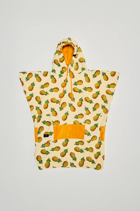 Junior Poncho - Ananas 9-15 jaar