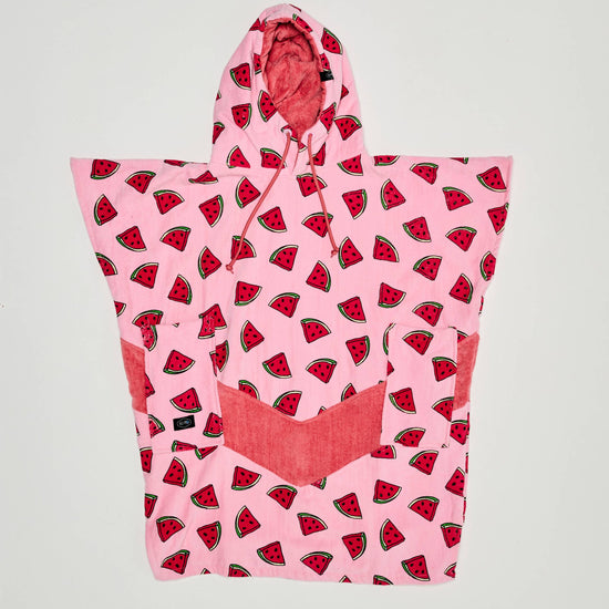 Junior Poncho - Watermeloen 9-15 jaar