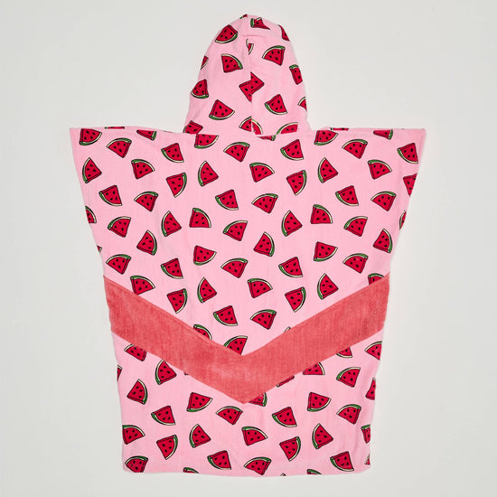 Junior Poncho - Watermeloen 9-15 jaar
